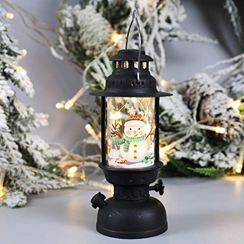 Toyandona Santa Ornamento 4pcs LENTRINAS DE LEITOS DE NATAL, Lanterna de vela de Natal pendurada para decoração de festa