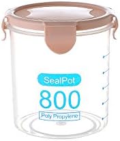 Recipiente de alimentos de vedação de Huhushop 600/800/1000ml de contêineres de alimentos selados de plástico de plástico