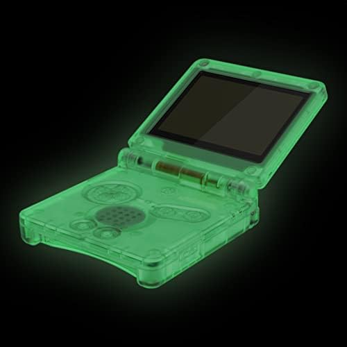 IPS Ready Atualizado Grilhão Extremerado em Dark - Casa de Habitação de Substituição Custom Verde para Gameboy Advance SP GBA SP - Compatível com IPS e LCD padrão - Console e tela não incluídos