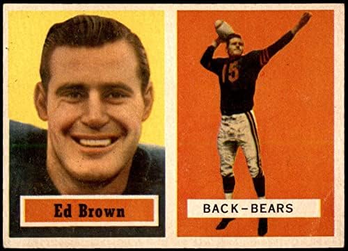 1957 Topps 43 Ed Brown Chicago Bears Ex/Mt Bears San Francisco