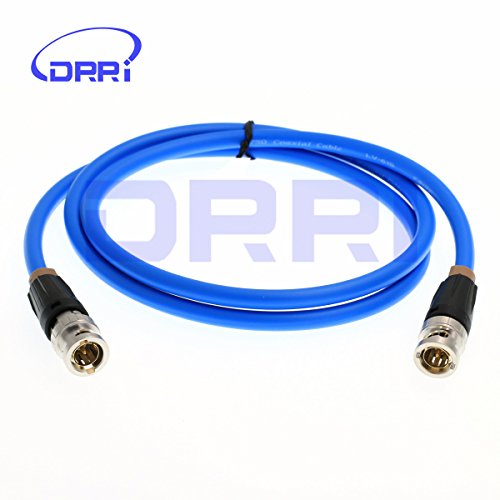 DRRI CANARE 12G Neutrik BNC Male para BNC HD SDI 4K Video Coaxial Cable LV-61s para FS5 para Atomos Shogun Inferno