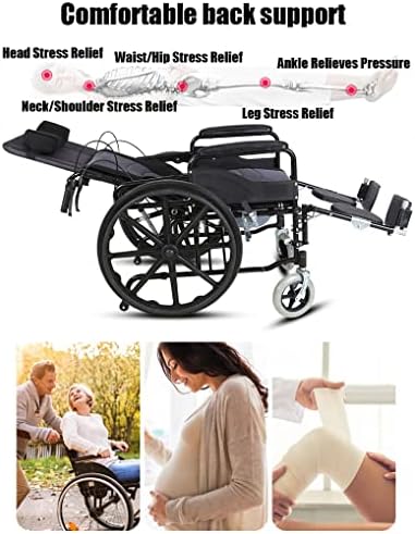 Máquina de deslocamento de cadeira de rodas móvel reclinável de cotclo reclinado