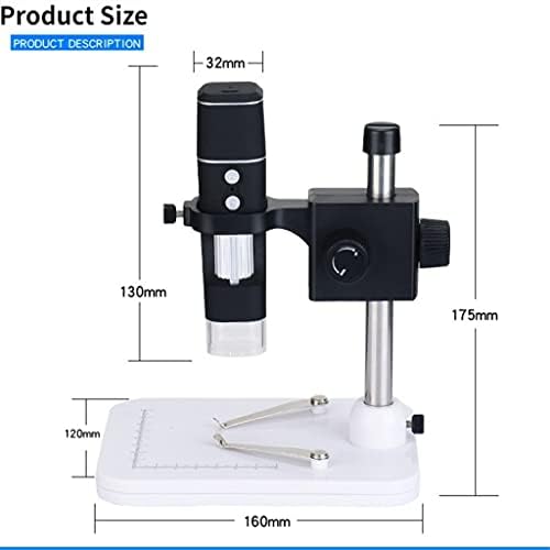 Microscópio Handheld 1000X Llamn 1080p Digital para Microscópio Reparo de Computador de Telefone Móvel Com Microscópio de Suporte