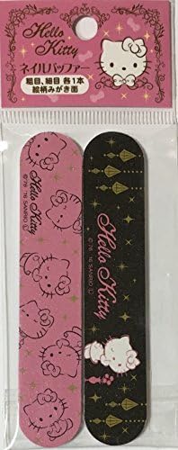 T&T Sanrio Hello Kitty File e Manicure Arquivos de Manicure Kit 2pcs Conjunto 2 × 10cm