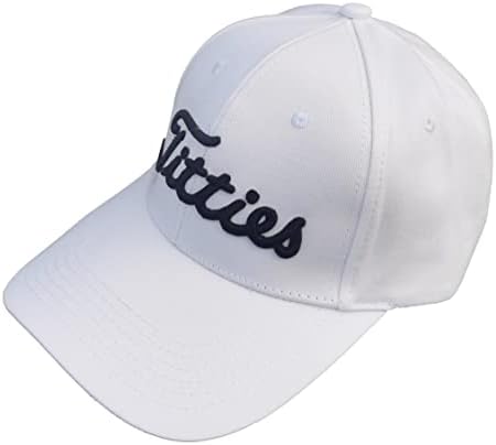 BAMVEIO Titties Hat Hat Tittiess Golf Hats for Men Mulheres, Hat Tittes Funny, Cap Titliest, White and Black