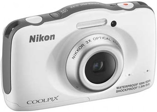 Nikon Coolpix S32 13,2 MP Câmera digital à prova d'água com vídeo Full HD 1080p