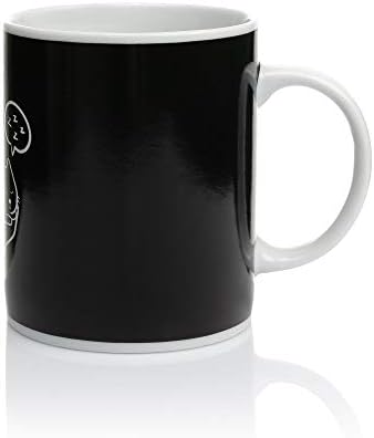 Ingwest. Caneca de café que muda de cor sensível ao calor com gato engraçado. Caneca mágica muito fofa com língua no fundo.