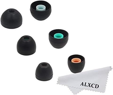 Dicas de orelha de substituição ALXCD para fone de ouvido na orelha, s/m/l 3 tamanho ultra macio de silicone dicas, ajuste para a