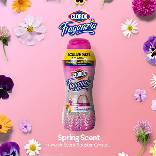 Perfume clorox fragânia aumentando cristais de lavanderia na lavagem, perfume de primavera | Cristais de reforço de perfume para