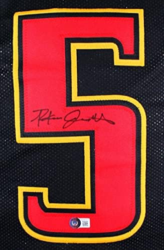 Rakim Jarrett autografou a Black College Style Jersey-Beckett W Hologram Black