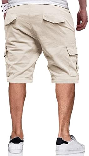 Miashui Men calça mais tamanho masculino de verão cor de plus size casual Todos os shorts calças de carga da moda com 4 anos