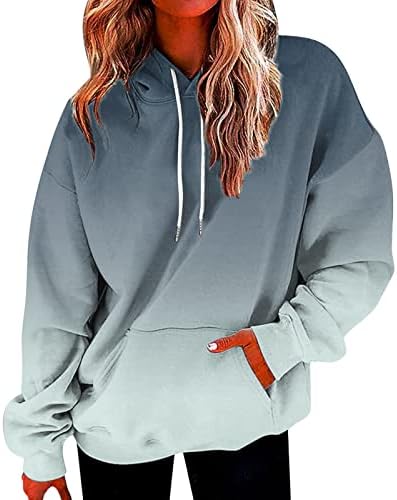 Hoodies de tamanho grande para mulheres, colar de tração de tração de tração longa da tripula