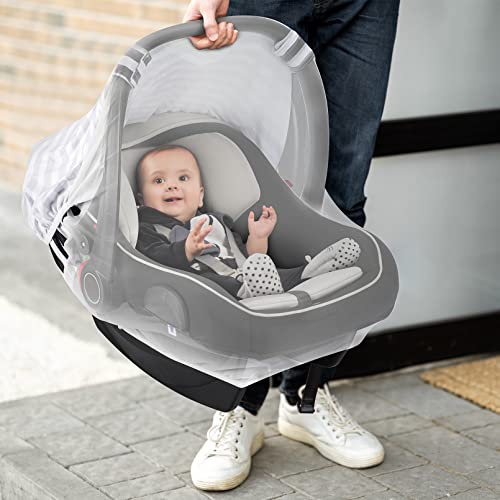 Capa do assento do carro para bebês - Concedidas de sol aconchegante e de insetos capas de assento infantil para bebês