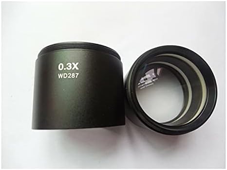 Acessórios para microscópio 0,3x 0,5x 0,75x 1x 1,5x 2x Microscópio estéreo Lente Objetiva Montagem M48 Consumíveis