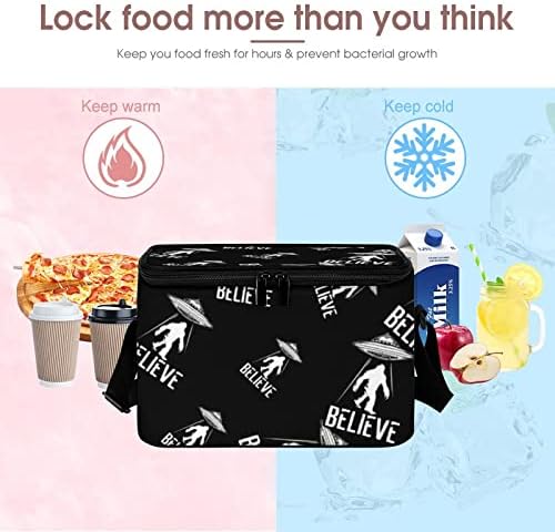 Bolsa mais refrigeradora de OVNI bigfoot com alça de ombro dobrável caixa de gelo à prova de vazamentos em torno da embalagem para piqueniques de trabalho refeições