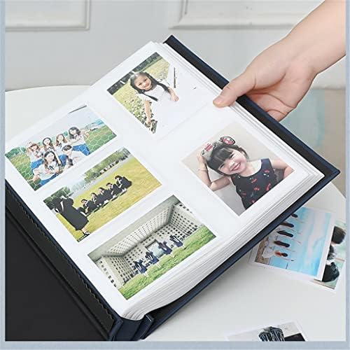 Renslat Grande Couro de 5 polegadas álbuns de foto 72 folha 144 Lados do livro de recortes Livro de memória de convidados