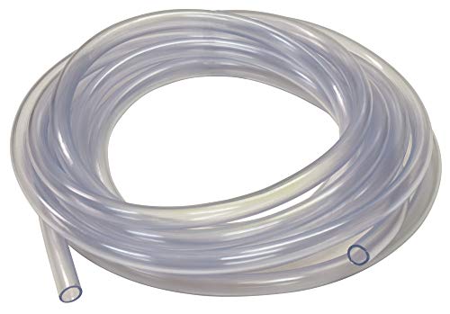 EZ-FLO 1/4 polegada ID PVC Tubos de vinil transparente, comprimento de 10 pés, 98617