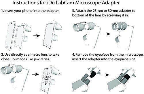 Adaptador de microscópio LABCAM para iPhone 6/6s