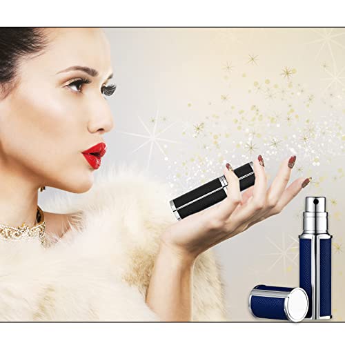 Garrafa de perfume reabastecida BRILIFLED Spayer atomizier portátil portátil para perfume 5ml Luxury couro mini perfume BOMP