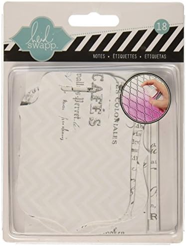 Notas mágicas de cor rosa Paislee resistem tags 18/pkg-