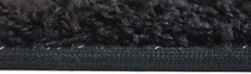 Queimar borracha preta - 2'x3 'tapete de área de tapete personalizado