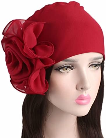 XXXDXDP MULHER BELA FLOR Turbano Elastic Capfe Capéu Hijabs Feminino Acessórios para Cabelo Ladro