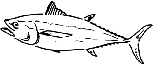 Estêncil/modelo de parede de atum A2 grande