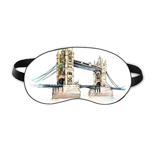 London Bridge em Londres Inglaterra Sleep Eye Shield Soft Night Blindfold Shade Cover