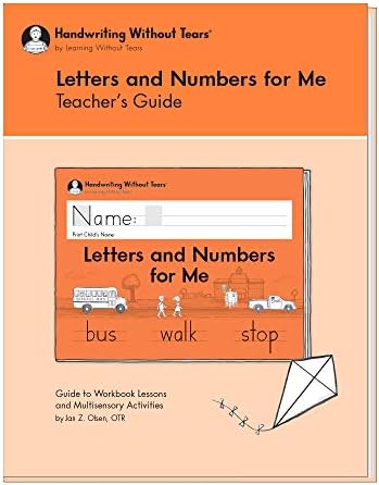 Aprendendo sem lágrimas - Cartas e números para mim Guia do professor, edição atual - Série de escrita sem lágrimas - Livro de redação