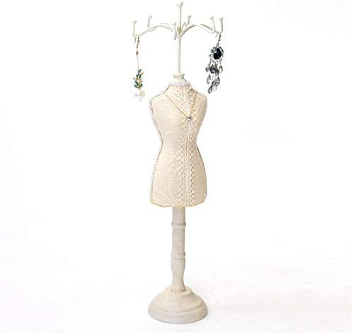 Exibição de joias requintada Rackjewelry Display Titular Vintage Lace Jóia Titular da moda Moda única e elegante Mannequin