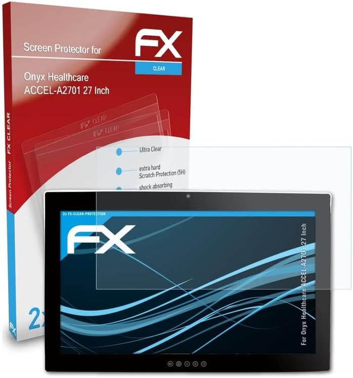 AtFolix Screen Protection Film Compatível com Onyx Healthcare Accel-A2701 Protetor de tela de 27 polegadas, filme de proteção Ultra-Clear