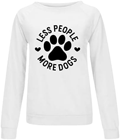Sorto gráfico para mulheres Camiseta de cachorro fofa Tops engraçados Blusa Tops