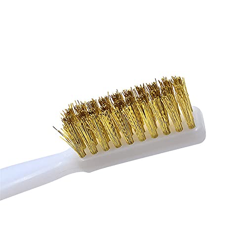 Brush de 10 pacote para o aquecedor do bico HOTEND, 3D Impressora de cobre escova de dentes escova de escova macia Ferramenta de sujeira de limpeza/remoção