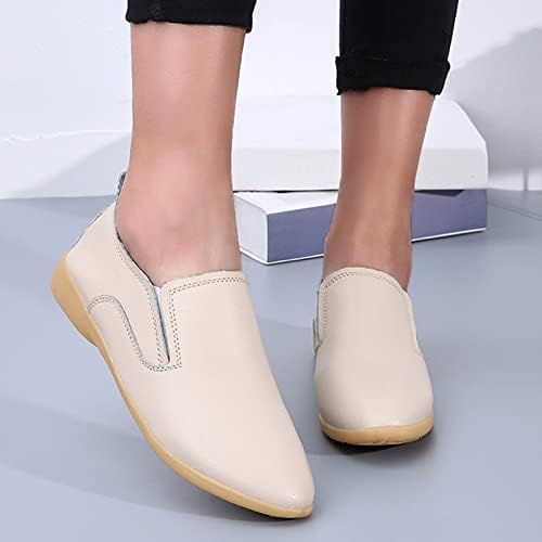 Sapatos planos para mulheres Sapatos casuais de feminino de moda feminina Sapatos de renda respirável Sapatos planos Casual Sapas para mulheres