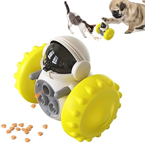 LiBooi Tratar brinquedos para cães, brinquedos interativos para cães para cães médios pequenos, alimentador de cachorro com alimentador