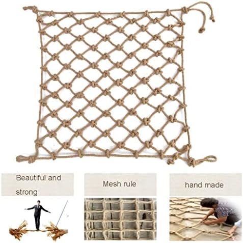 Rede de segurança de Ouyoxi para crianças, rede versátil de corda de cânhamo de tecido à mão, rede de decoração de parede fotográfica,