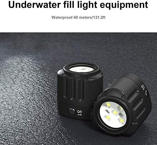 Mini 40m de preenchimento de mergulho à prova d'água, mergulho LED subaquático leve à prova d'água LED LED Light Fill Night Subath