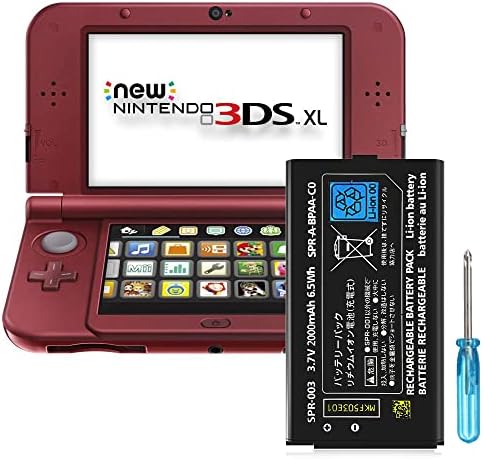 Taeozi 2000mAh Substituição Bateria SPR-003 Compatível com Nintendo 3DS XL e novo 3DS XL