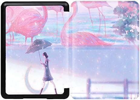 Caso para Kindle Modelo de 8ª geração No.Sy69JL Edition Ultra Thin Cask Magnetic Cobra à prova d'água para No.Sy69JL - Garota dos Dream Umbrella