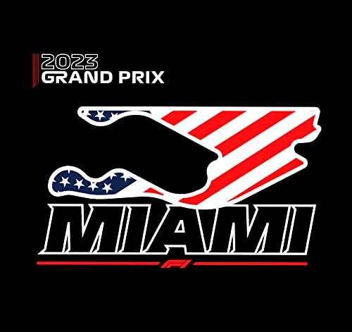 T-shirt da Fórmula 1 Miami Grand Prix 2023, Miami Grand Prix T-Shirt, Grand Prix dos Estados Unidos F1