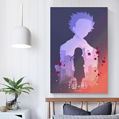 Anime A Silent Voice Poster Canvas Gifts Posters de arte da parede Impressão Decoração moderna do quarto 12x18innch