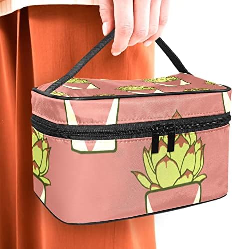 Cactus Plant Travel Bag de maquiagem Bolsa de caixa de armazenamento de casos de caixa