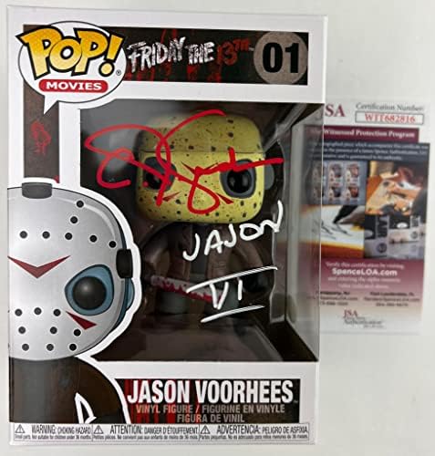 CJ C.J. Graham assinou a Figura Figura sexta -feira 13ª Parte VI 6 Jason Voorhees JSA