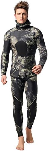 Nataly Osmann Camo Spearfishing Metins Men 3mm /1,5mm Neoprene 2-Pieces Super Stretch Diving Suit