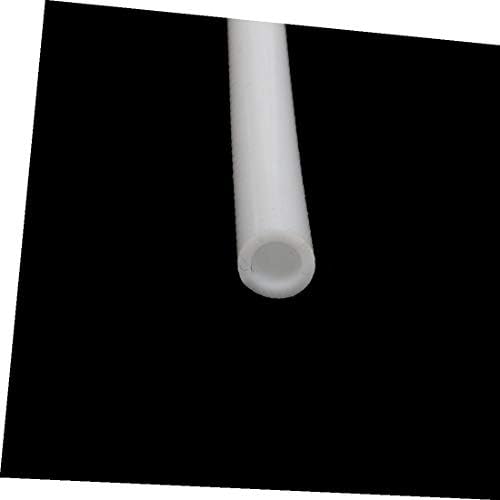 X-dree 4mm x 6mm diâmetro de alta temperatura resistente à temperatura Tubos de borracha de tubo de silicone de 2m de comprimento (4 mm x 6 mm de diámetro, tubo de silicona resistente a altas temperatura, tubo de goma, blanc-o, 2 m de largo