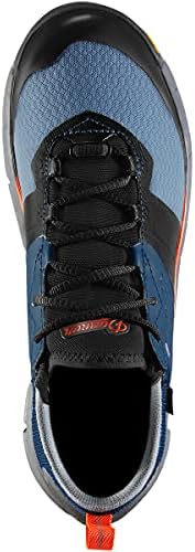 Sapatos de caminhada masculinos da Danner Trail 2650 Campo 3 azul/laranja GTX