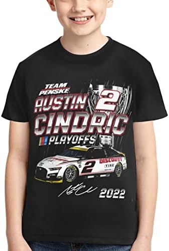 Austin Cindric 2 camisa para menina adolescente e garoto impressão