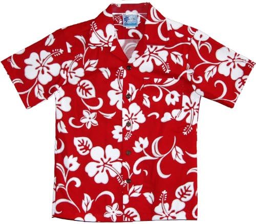 Camisa clássica de hibiscus do RJC Boys