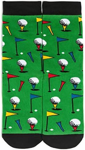 Lavley meias de golfe engraçadas para homens, mulheres e adolescentes - presentes de golfe exclusivos para cartas de golfe/caras de