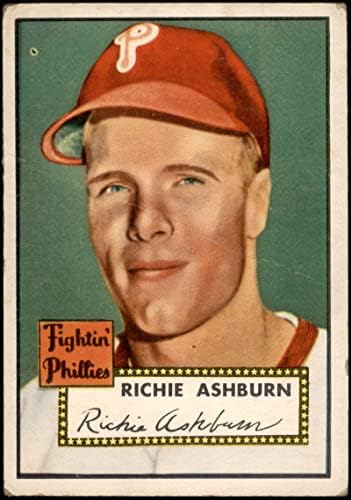 1952 Topps 216 Richie Ashburn Philadelphia Phillies Dean's Cards 2 - Good Phillies